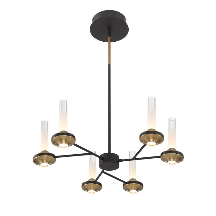 Eurofase - 45712-012 - LED Chandelier - Torcia - Black and Brass