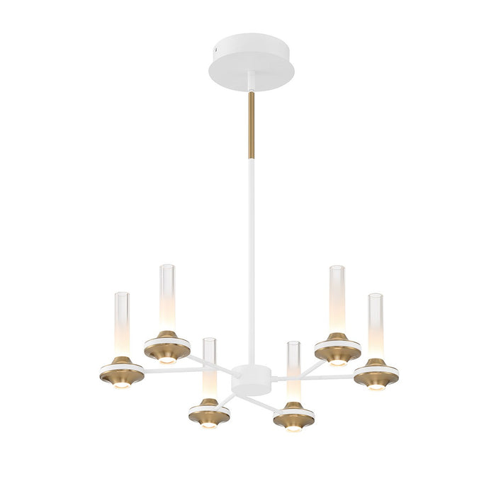 Eurofase - 45712-029 - LED Chandelier - Torcia - White and Brass