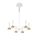 Eurofase - 45712-029 - LED Chandelier - Torcia - White and Brass