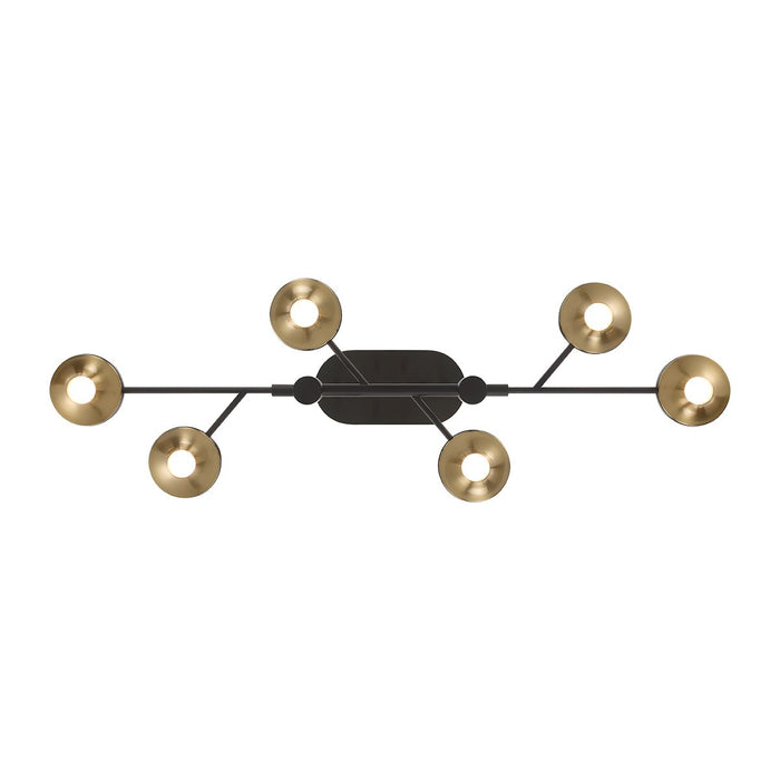 Eurofase - 45713-019 - LED Chandelier - Torcia - Black and Brass