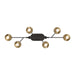 Eurofase - 45713-019 - LED Chandelier - Torcia - Black and Brass