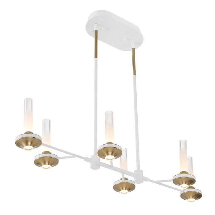 Eurofase - 45713-026 - LED Chandelier - Torcia - White and Brass