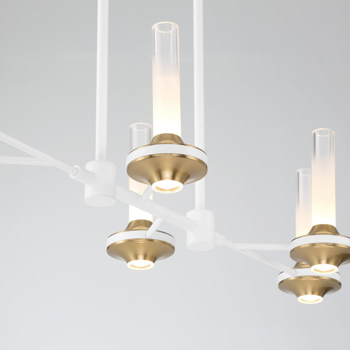 Eurofase - 45713-026 - LED Chandelier - Torcia - White and Brass