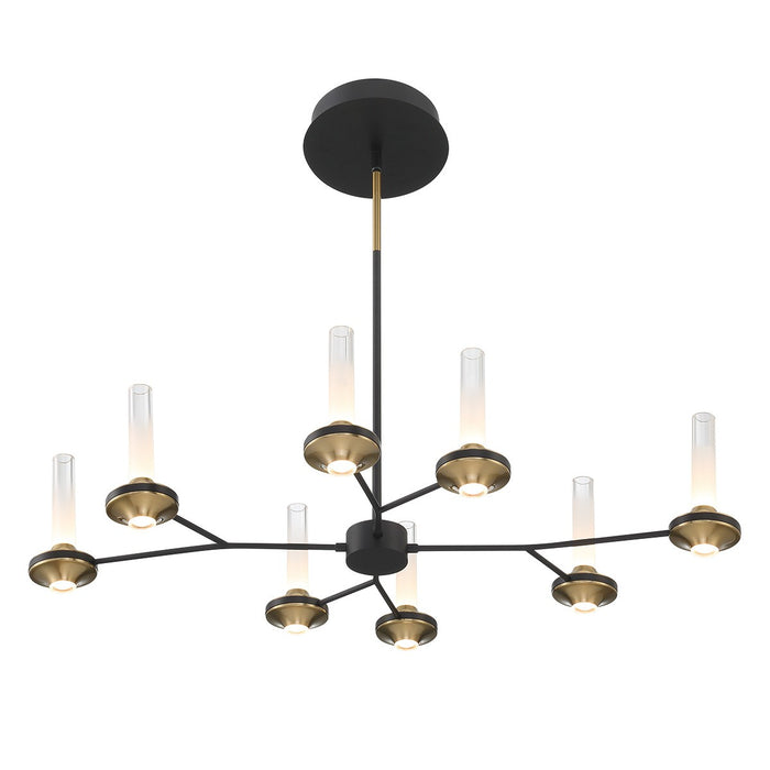 Eurofase - 45714-016 - LED Chandelier - Torcia - Black and Brass