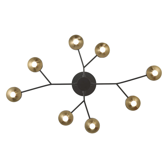 Eurofase - 45714-016 - LED Chandelier - Torcia - Black and Brass