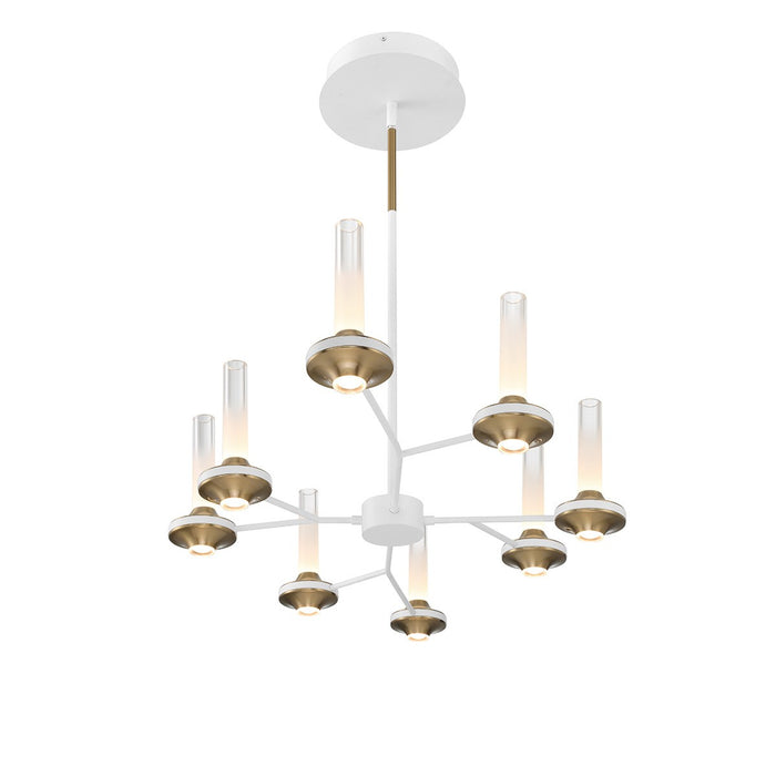 Eurofase - 45714-023 - LED Chandelier - Torcia - White and Brass