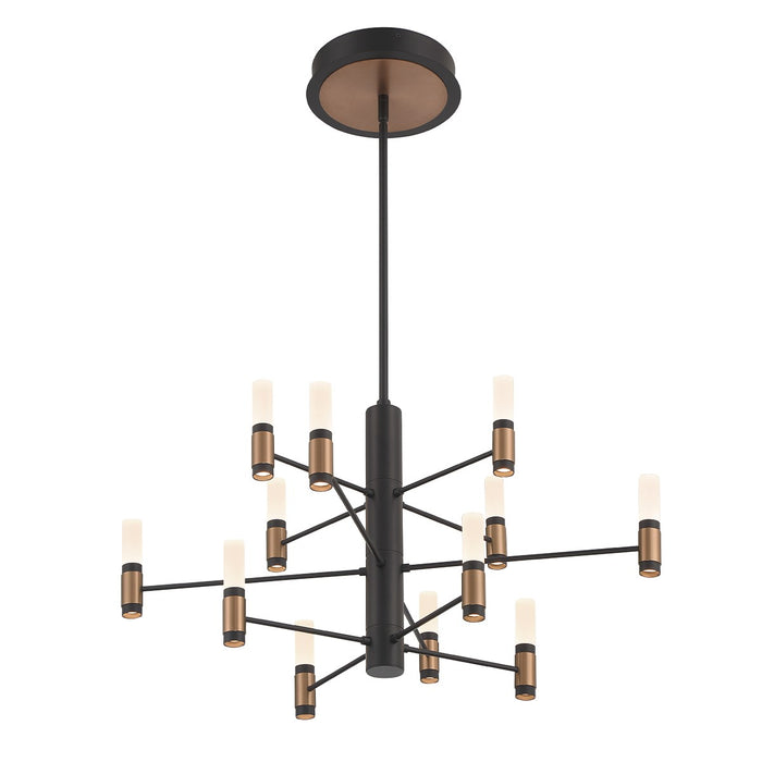 Eurofase - 46353-016 - LED Chandelier - Albany - Black and Brass