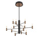 Eurofase - 46353-016 - LED Chandelier - Albany - Black and Brass