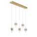 Eurofase - 45595-011 - LED Pendant - Rola - Brushed Gold