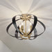 Kichler - 52588CPZ - Four Light Flush Mount - Cecil - Champagne Bronze