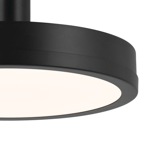 Kichler - 52589BK - LED Semi Flush Mount - Riu - Black