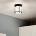 Kichler - 52596BKCPZ - One Light Flush Mount - Brit - Black