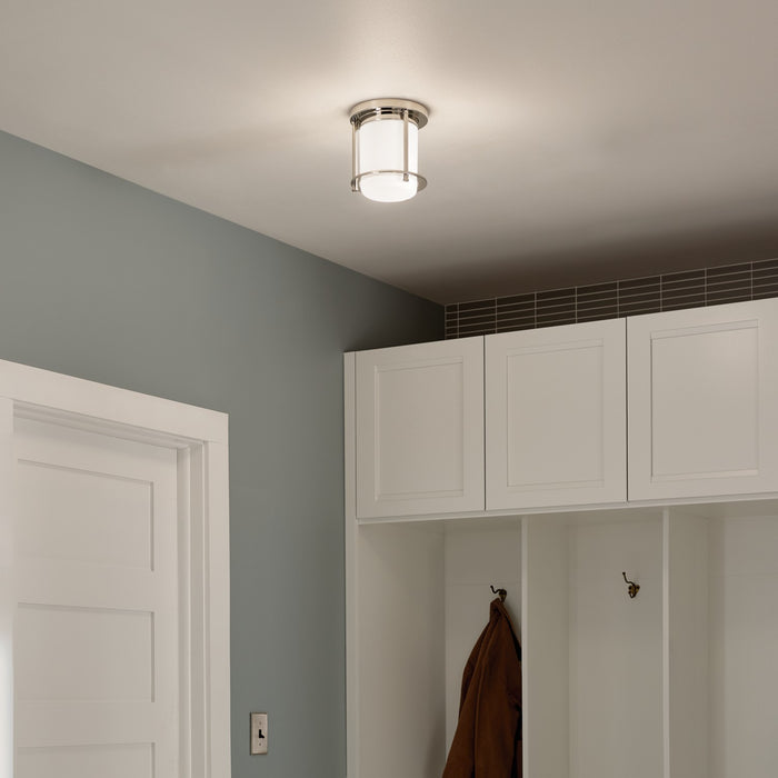 Kichler - 52596PN - One Light Flush Mount - Brit - Polished Nickel