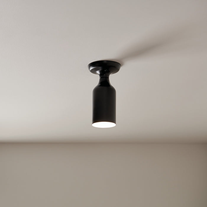 Kichler - 52598BK - One Light Semi Flush Mount - Sisu - Black