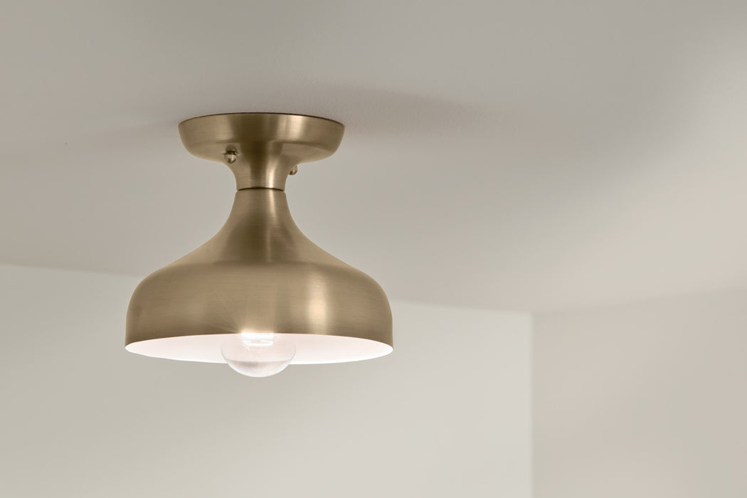 Kichler - 52599CPZ - One Light Semi Flush Mount - Sisu - Champagne Bronze