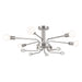 Kichler - 52602PN - Six Light Semi Flush Mount - Ocala - Polished Nickel