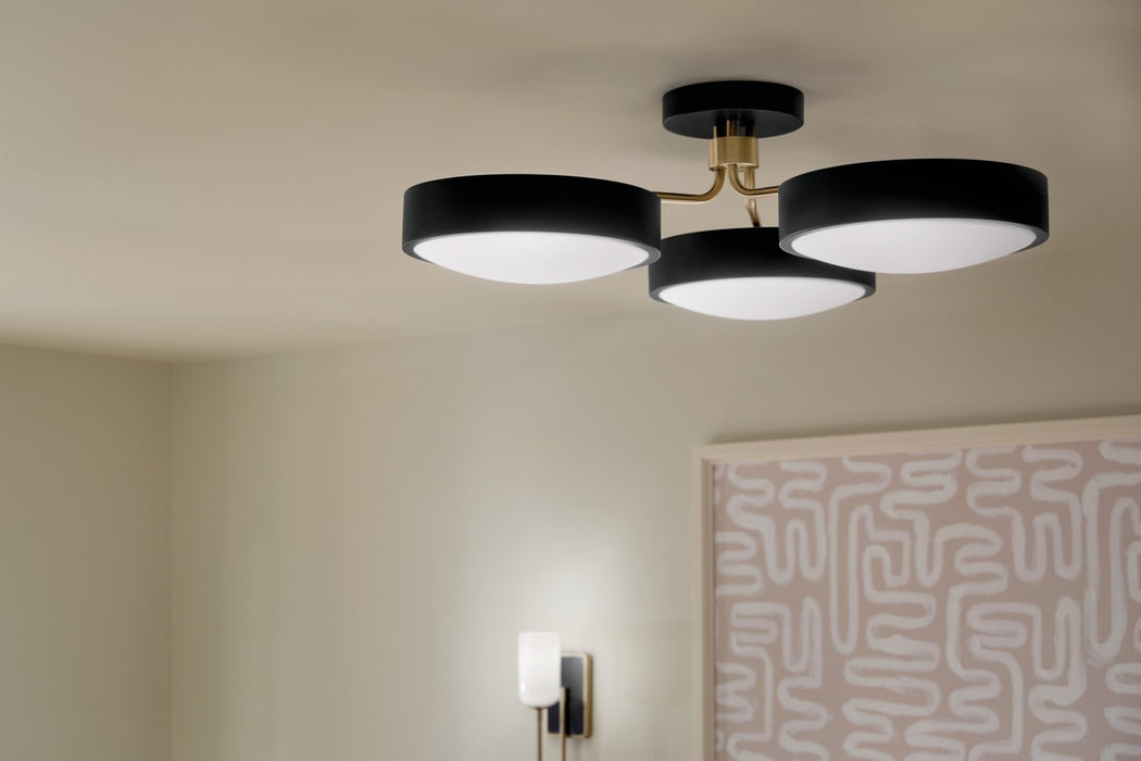 Kichler - 52604BKCPZ - LED Semi Flush Mount - Sago - Black