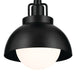 Kichler - 52601BK - One Light Semi Flush Mount - Niva - Black