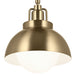 Kichler - 52601CPZ - One Light Semi Flush Mount - Niva - Champagne Bronze