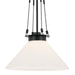 Kichler - 52581BK - One Light Pendant - Albers - Black