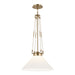 Kichler - 52581CPZ - One Light Pendant - Albers - Champagne Bronze