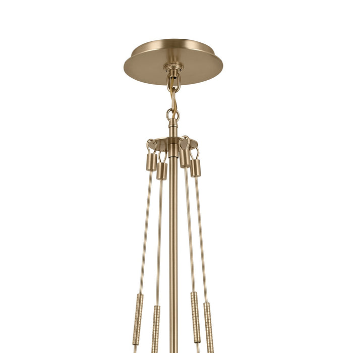 Kichler - 52581CPZ - One Light Pendant - Albers - Champagne Bronze