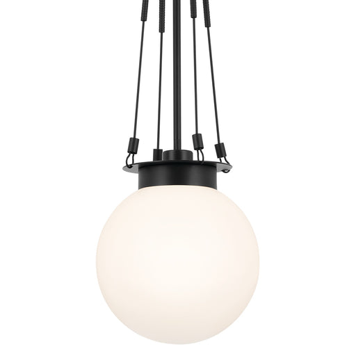 Kichler - 52582BK - One Light Pendant - Albers - Black