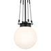 Kichler - 52582BK - One Light Pendant - Albers - Black