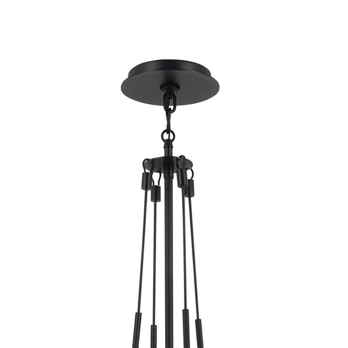 Kichler - 52582BK - One Light Pendant - Albers - Black