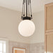 Kichler - 52582BK - One Light Pendant - Albers - Black