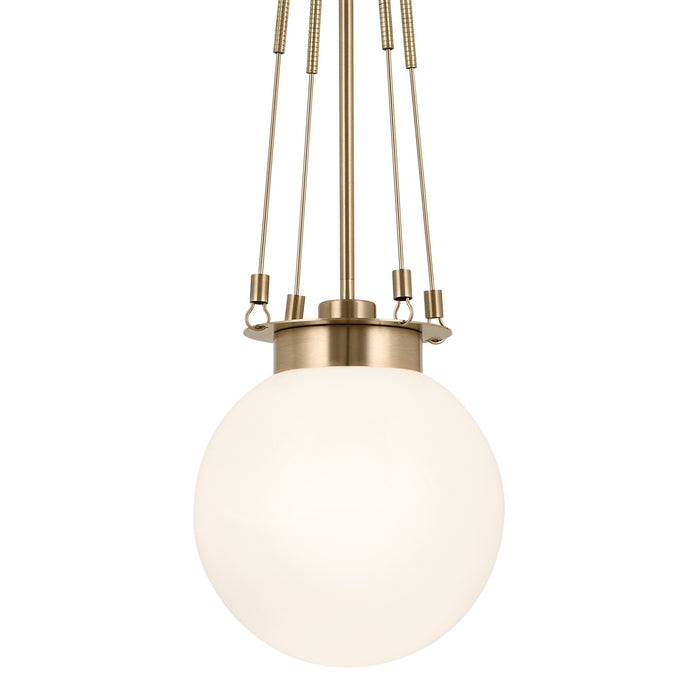 Kichler - 52582CPZ - One Light Pendant - Albers - Champagne Bronze