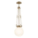 Kichler - 52582CPZ - One Light Pendant - Albers - Champagne Bronze