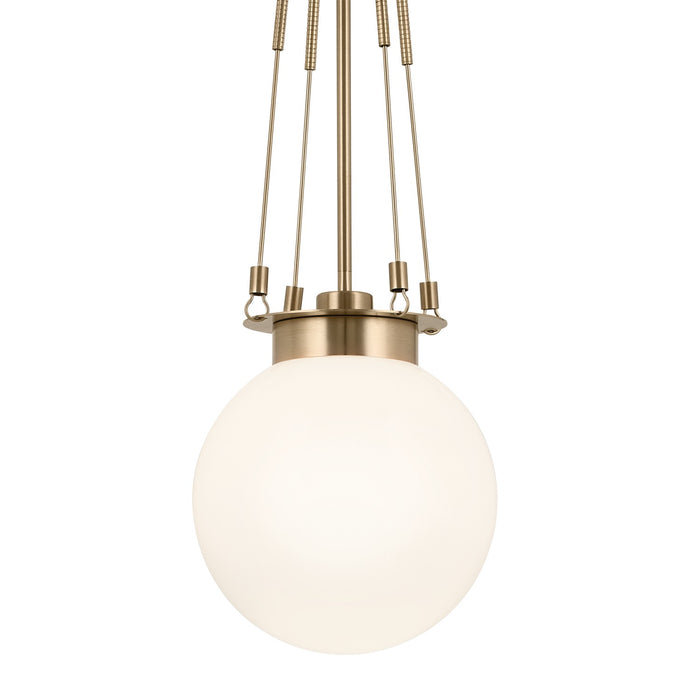 Kichler - 52582CPZ - One Light Pendant - Albers - Champagne Bronze