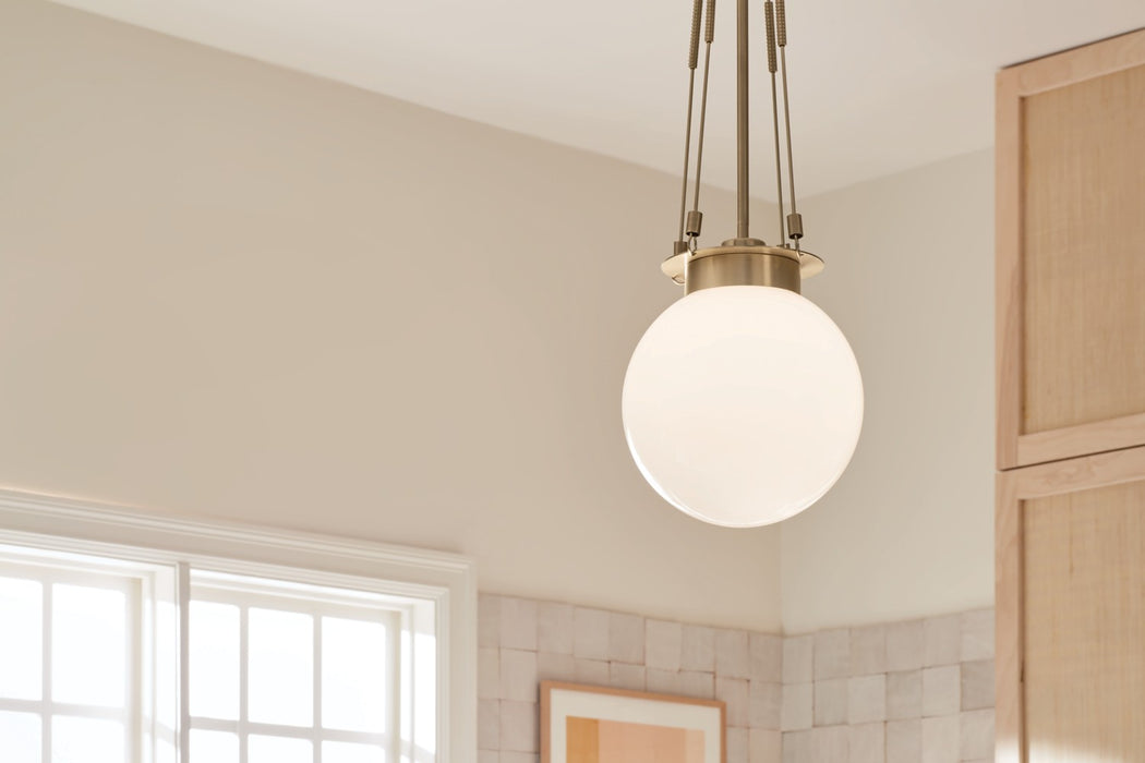 Kichler - 52582CPZ - One Light Pendant - Albers - Champagne Bronze