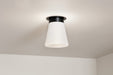 Kichler - 52585BK - One Light Flush Mount - Albers - Black