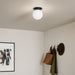 Kichler - 52586BK - One Light Flush Mount - Albers - Black