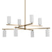 Kichler - 52532CPZWH - LED Chandelier - Gala - Champagne Bronze