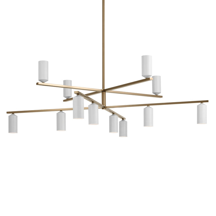 Kichler - 52533CPZWH - LED Chandelier - Gala - Champagne Bronze