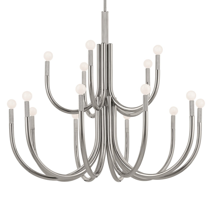 Kichler - 52552PN - 15 Light Chandelier - Odensa - Polished Nickel