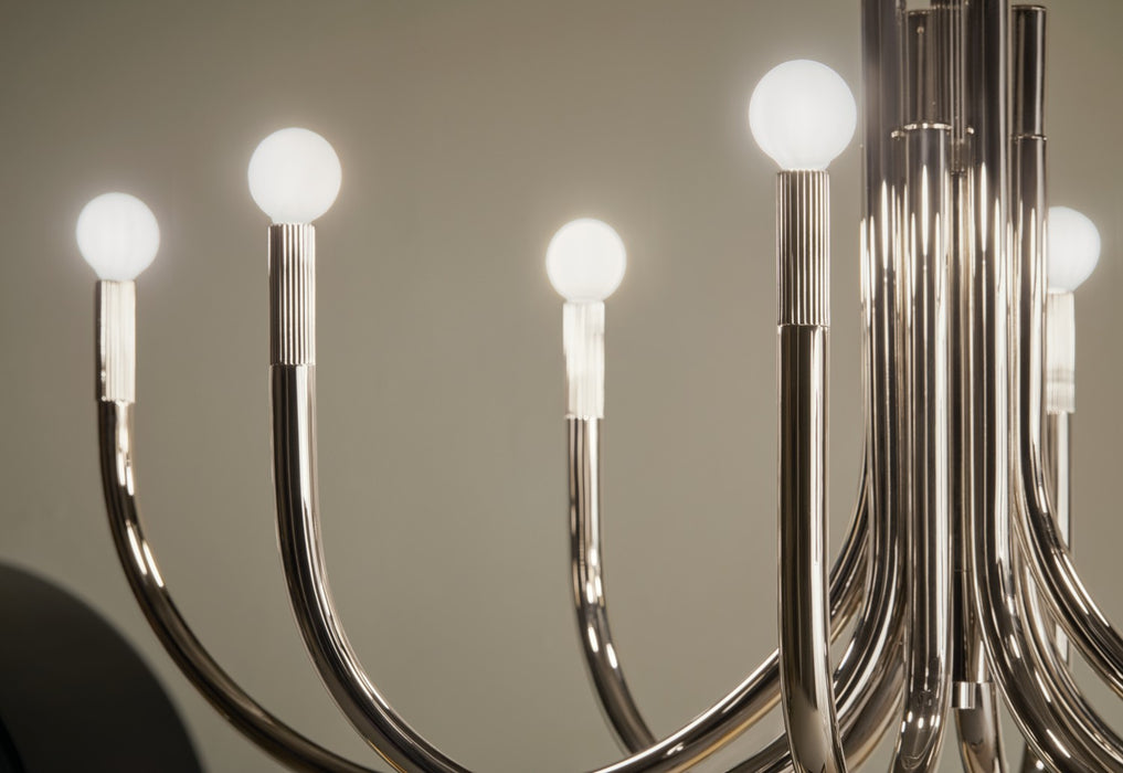 Kichler - 52553PN - Eight Light Chandelier - Odensa - Polished Nickel