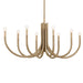 Kichler - 52553CPZ - Eight Light Chandelier - Odensa - Champagne Bronze