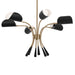 Kichler - 52559CPZBK - Six Light Chandelier - Arcus - Champagne Bronze