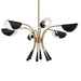 Kichler - 52559CPZBK - Six Light Chandelier - Arcus - Champagne Bronze