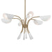 Kichler - 52559CPZWH - Six Light Chandelier - Arcus - Champagne Bronze