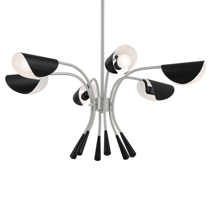 Kichler - 52559SN - Six Light Chandelier - Arcus - Satin Nickel