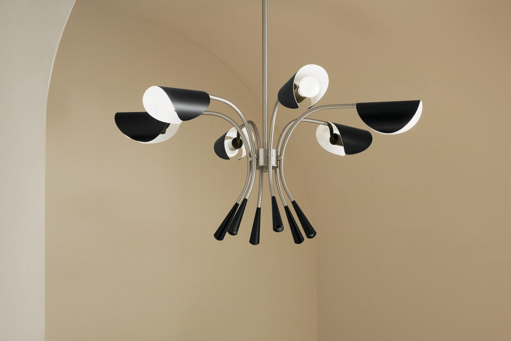 Kichler - 52559SN - Six Light Chandelier - Arcus - Satin Nickel