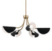 Kichler - 52558CPZBK - Five Light Chandelier/Semi Flush - Arcus - Champagne Bronze