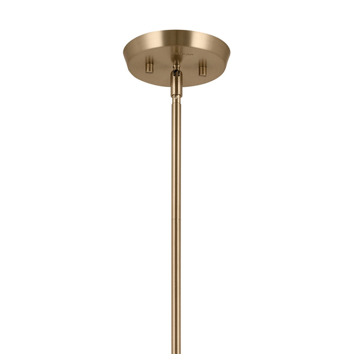 Kichler - 52558CPZWH - Five Light Chandelier/Semi Flush - Arcus - Champagne Bronze