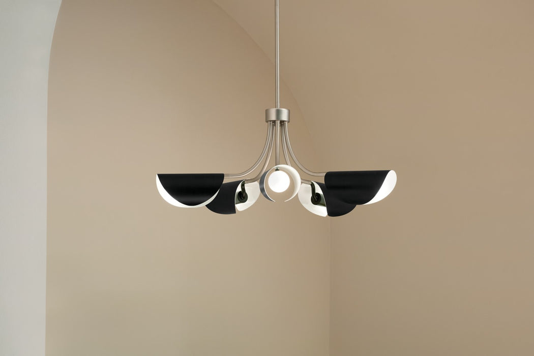 Kichler - 52558SN - Five Light Chandelier/Semi Flush - Arcus - Satin Nickel