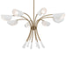 Kichler - 52560CPZWH - Eight Light Chandelier - Arcus - Champagne Bronze